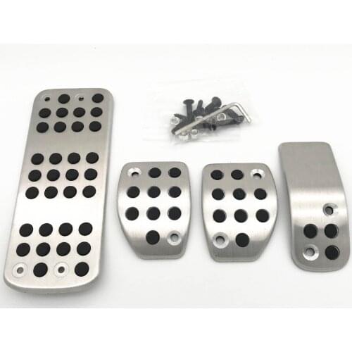 Car Gas Foot Rest Modified Pedal Pad Plate for PEUGEOT 207 301 307 208 2008 308 408 cc/CITROEN C3 C4/DS 3 4 6 DS3 DS4 DS6