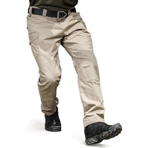 Tactical Pants Military Casual Cargo Pants Army Combat Trousers Cotton Stretch Ripstop Multi Pockets militar Mens Clothing