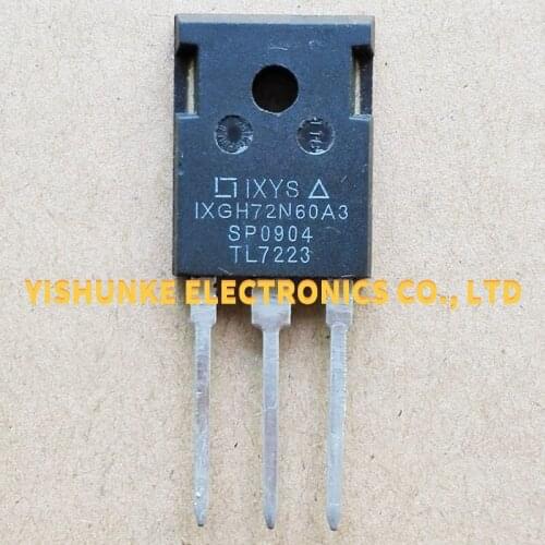 10PCS IXGH72N60A3 DPG80C300HB DLA60I1200HA IXTH14N100 IXFH1799 IXTH75N15 TO-247 IGBT TRANSISTOR