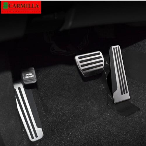 Carmilla Stainless Steel Car Pedal Cover for Infiniti Q50 2013 - 2021 Auto Pedals Gas Brake Pedale Protection Cover Parts