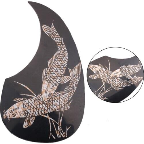 Chinese Style Acoustic Guitar Celluloid Pickguard Scratch Plate For Martin Pick Guard Sticker For Acoustic Guitar Accessories