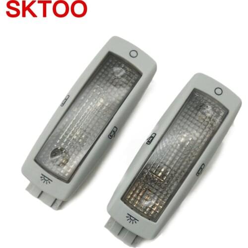 2pcs Rear Reading Map Dome Light Lamp 3B0947291 3B0947291B for VW Beetle Golf Passat Bora Skoda Fabia Superb Seat
