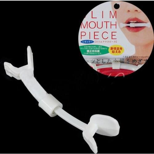 Natural Facial Slimmer Exercise Mouth Piece Muscle Anti Wrinkle Mouth Traing Slim face Toner Flex Cheek tool