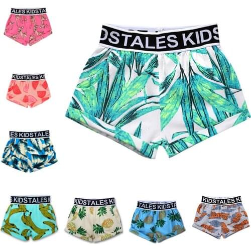 2021 New Kids Summer Swim Shorts Baby Boys Girls Swimwear Toddler Kids Fashion Print Swimwear Swimsuit Beach Short Pants