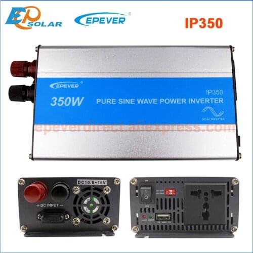 EPEVER 350W inverter New product,12V 24V DC input converter to 110V 220V output options Pure Sine Wave Off Grid tie system
