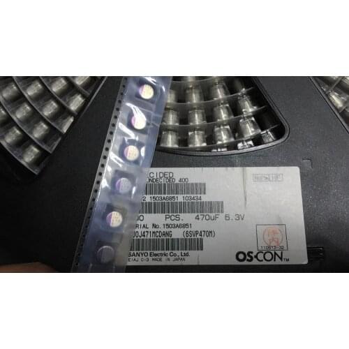 Original new 100% SMD solid state capacitor 6.3V470UF 8*12 6SVP470M (Inductor)