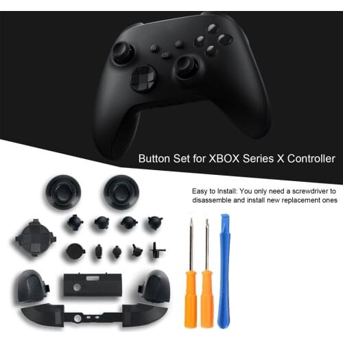 For XBOX Series X Game Handle Plastic Full Buttons Set For XBOX Series X Gaming Controller Full Buttons Full Housing Shell