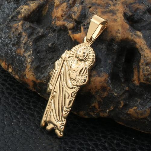 Gold Color Pendant Charms Fashion Stainless Steel Jewelry Pendant For Gift PFFZAOAF