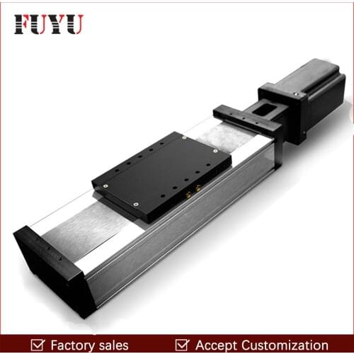 FUYU 1200mm stroke heavy load linear guide slide rail ball screw linear guide motion stage with nema 34 motor stepper