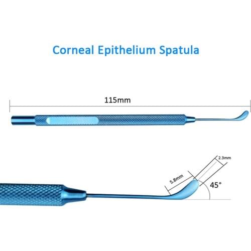 Titanium Alloy Corneal Epithelium Spatula Autoclavable Ophthalmic Instruments