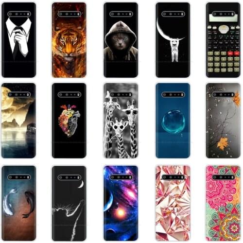Silicone Phone Case For LG V60 V50 ThinQ 5G Clear Soft TPU Cover Fitted Case Coque For LG V60 V50 V40 ThinQ 5G Cases Back Cover