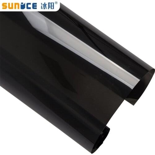 Sunice 5%VLT Black Auto Car Building window film Nano Ceramic Solar Tint High Anti-UV Sun Control Privacy car Foils Sticker