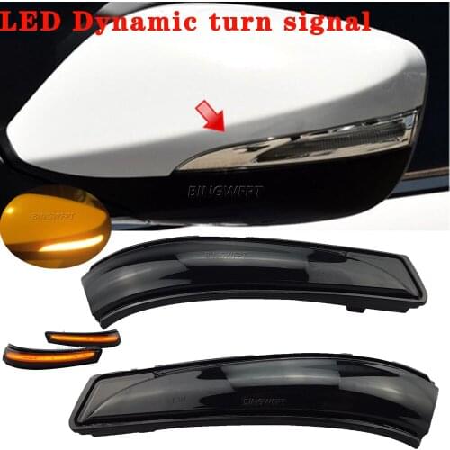 For Hyundai Elantra GT Avante MK5 MD UD 2011-15 Veloster i30 GD LED Dynamic Side Mirror Indicator Blinker Lamp Sequential Light