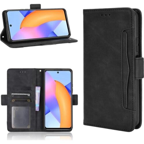 Honor 9X Lite Book Wallet Vintage Slim Magnetic Leather Flip Cover For Huawei Honor 10X Lite Y7A Y9A Card Stand Soft Cover Bags