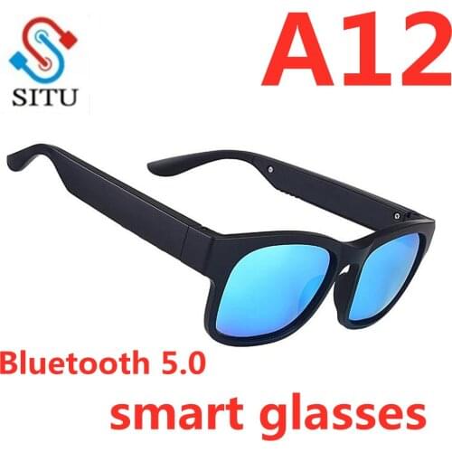 GL-A12 Smart glasses Wireless Stereo Bluetooth Sunglasses Bluetooth Smart Sports Glasses Outdoor Audio Sunglasses