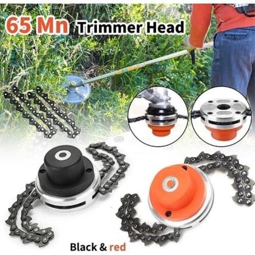 Universal 65Mn Lawn Mower Chain Grass Trimmer Head Chain Brushcutter for Garden Trimmer Grass Cutter Spare Parts Replacement