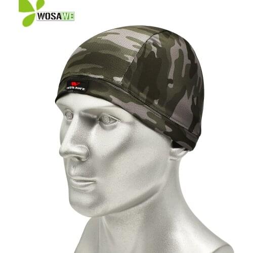 WOSAWE Breathable Cycling Caps Bike Helmet Inner Hat Anti-Sweat Thin Motorcycle Motocross Racing Ski Under Helmet Lining Hood