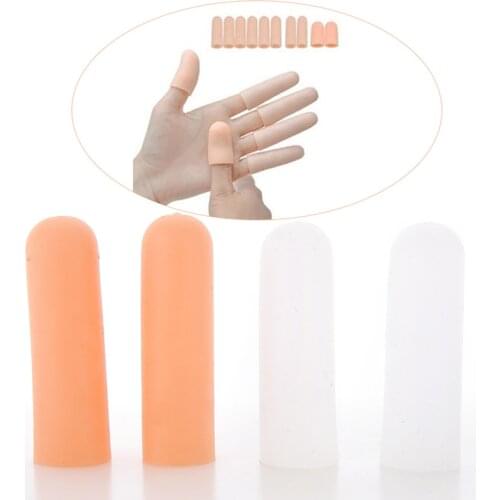 1 Pair Portable Silicone Toe Tube Reduce Cracked Skin Pain By Corn Blisters Gel Finger Protector