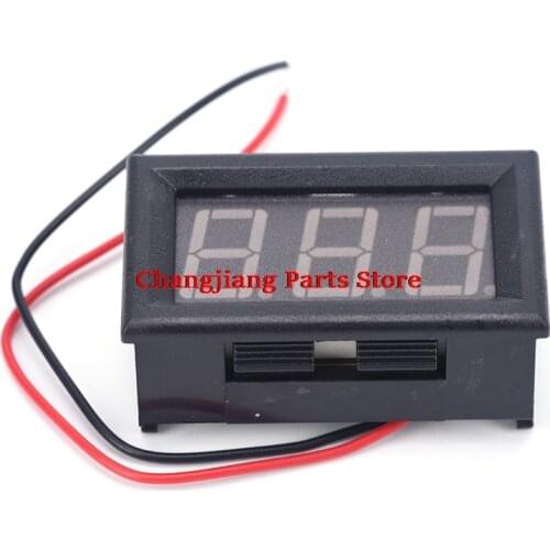 1pc DC 0-30V car Mini voltmeter tester Red Auto Digital voltage test battery High quality
