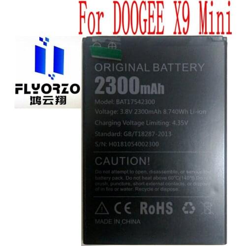 100% Brand new High Quality 2300mAh BAT17542300 Battery For DOOGEE X9 Mini 5 Inch Mobile Phone