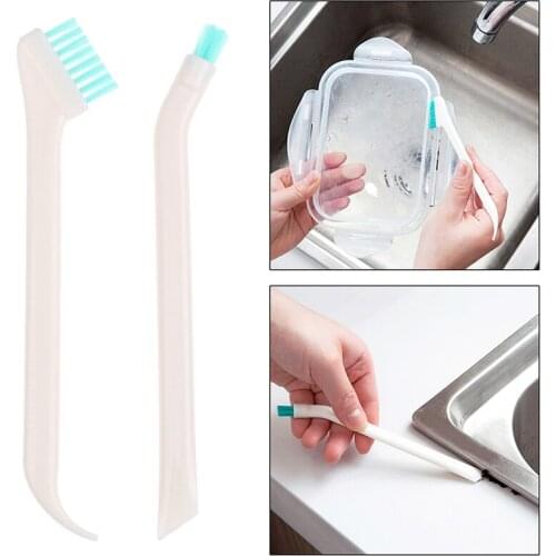 2pcs Cleaning Brushes / Set Long Handle Portable Bottle Cloth Cleaning Brush Household Kitchen Tools