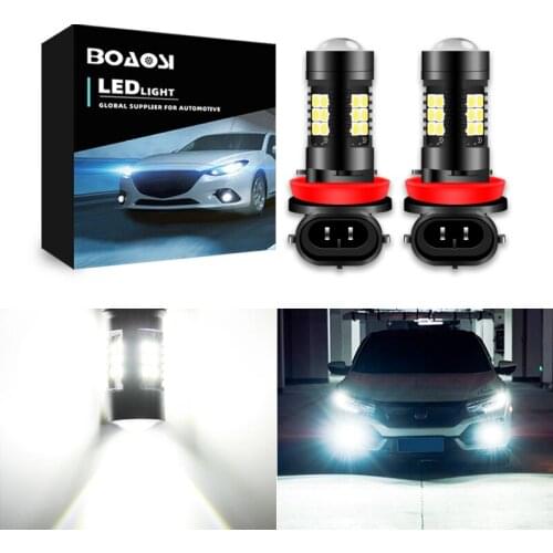 2pcs 1200LM 9006 H8 H11 LED Fog Lights Bulb H9 H7 HB4 Fog Lamp for Mercedes Benz Ford Toyota Honda Renault Skoda