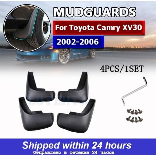 4Pcs Mud Flaps Splash Guards For Toyota Camry XV30 XV 30 2002 - 2006 Front and Rear Mudguards Car Accessories Auto Styline