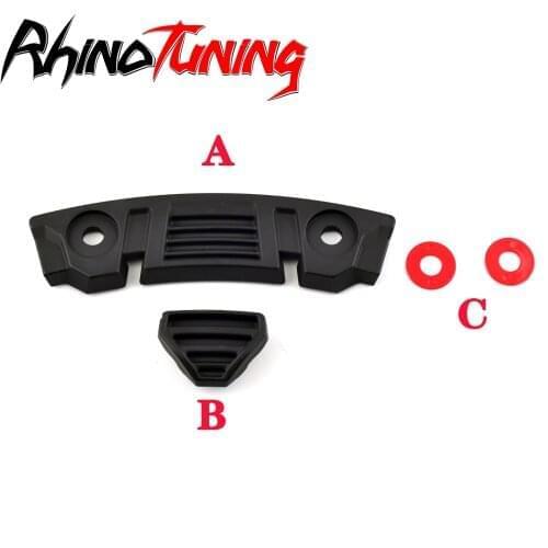 5pcs 140mm Insert Wheel Trim Strip For Tuff T10 Black ABS Plastic Car Styling Accessories