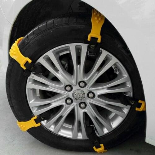 1pcs Automobile Universal Anti-skid Snow Chain Off-road Vehicle Tire Snow Chains Emergency Non-slip Cable Ties Wholesale