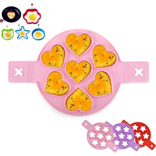 Pancake Maker Fried Egg Mold Silicone Forms Non-stick Simple Operation Pancake Maker Omelette Kitchen Baking Accessories