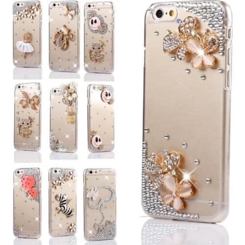 Clear Bling Crystal Rhinestone Glitter Diamond Phone Skin Case Cover for iPhone12 X XS MAX XR 11 Pro MAX 6s 7 7plus 8 8PLUS case