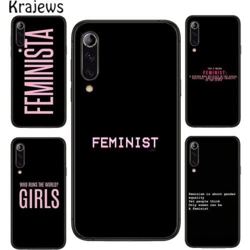 Krajews Feminist Feminism Phone Case Cover For Huawei P10 P20 P30 P40 Mate 10 20 30 40 Pro Lite P Smart 2019 2020 Z Shell