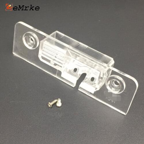 EEMRKE Car Rearview Camera Bracket License Plate Lights Housing Mount for Mercury Milan 2006-2011 / Sable 2008 2009