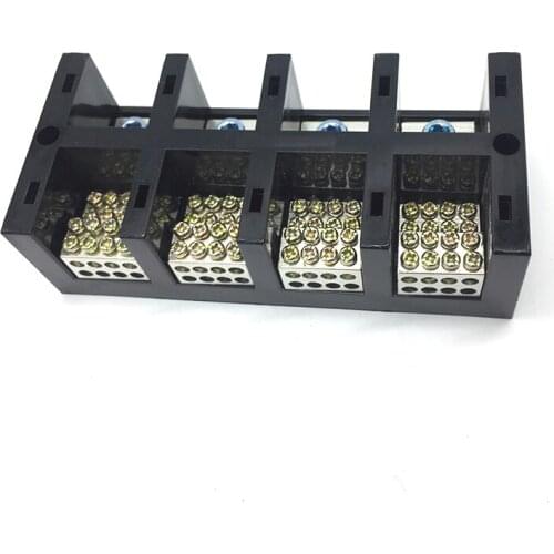 FJ6/JHT-2504/8 Three Phase Four Wire Split Junction Box 4 In 32 Out 250A Large Current Split Terminal