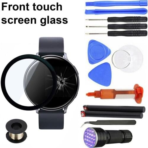 Precise Watch Out Front Glass Lens Replacement Touch Screen Repair Kit for Samsung Galaxy Watch Active 40mm/Active 2 40mm/44mm