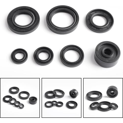 Artudatech Engine Oil Seal Seals Set Kits fits For Yamaha DT200R 1988-1991/1995-1996 DT200WR Motorcycle Accessories Parts