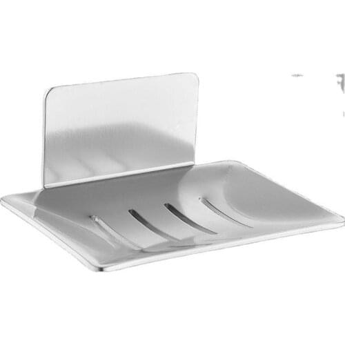 Soap Box Suction Cup Wall-mounted Creative Toilet with Lid Portable Non-perforated Drain Rack Student Double Soap Box