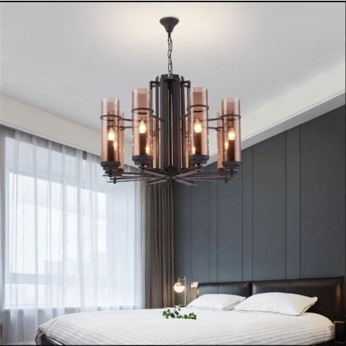 Nordic creative modern exhibition hall chandelier model room living room bedroom lamp glass restaurant bar table lamp