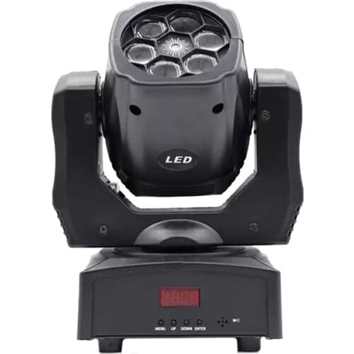 Disco Laser Light Mini 6pcs RGBW 4in1 Bee Eyes Moviing Head with Green Laser Effects Stage Lighting DMX DJ Music Party Lights