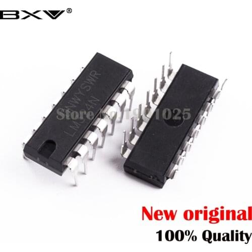 10PCS LM324N DIP14 LM324 DIP DIP-14 new and original IC In Stock