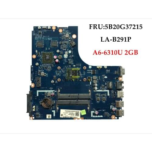 Wholesale ZAWBB LA-B291P For Lenovo B50-45 Laptop Motherboard FRU:5B20G37215 A6-6310 2GB 100% Fully Tested