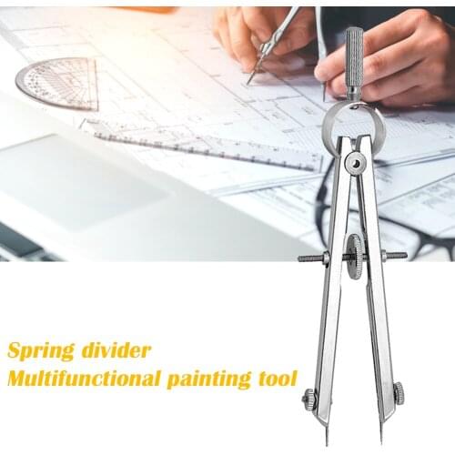 Multifunctional Compasses Drawing Tools Leather Printing Spring Chart Planning Line Caliper Spacer Gauge Leather Tool