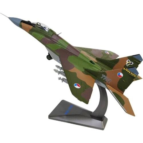 1/48 Scale Alloy Fighter MiG-29 US Russian Air Force Aircraft MiG 29 Fulcrum Model Toys Children Gift for Collection Decoration