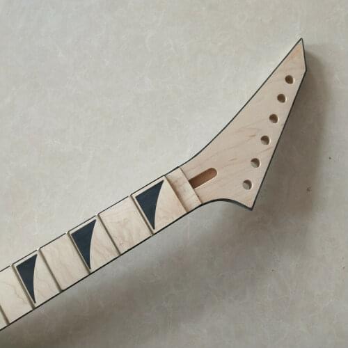 Unfinished reverse headstock Guitar Neck maple 24 Fret for Jackson style