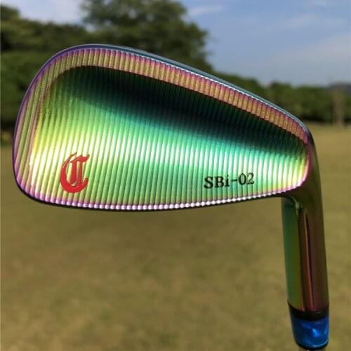 New golf irons CRAZY SBi-02 Iron Set Rainbow( 4 5 6 7 8 9 P ) with steel shaft 7pcs golf clubs