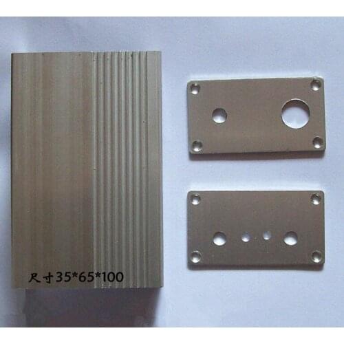 PIC super octopus shell CW transmitter-receiver aluminum shell 35 * 65 * 100mm