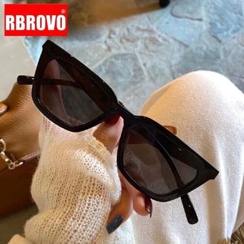 RBRVOV 2021 Cat Eye Sunglasses Women Small Frame Vintage Sun Glasses Women Shades Glasses Vintage Cat Eye Gafas De Sol Mujer