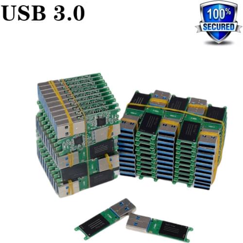 Wholesale UDP USB 3.0 memory flash 4GB 8GB 16GB 32GB 64GB 128G short U disk semi-finished chip pendrive Free shipping
