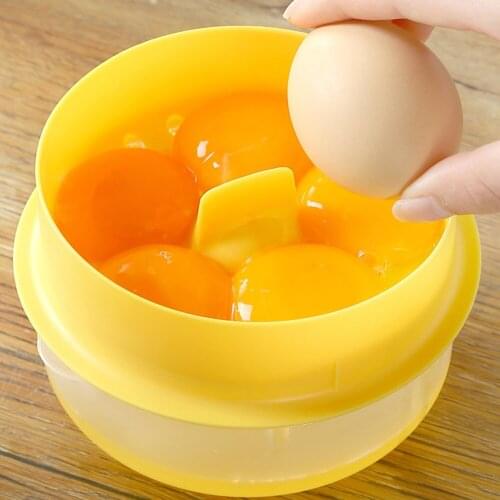 Plastic Egg White Yolk Sifting Unique Separator Cooker Egg Divider Dessert Baking Handmade Chef Cooking Gadget Kitchen Tools