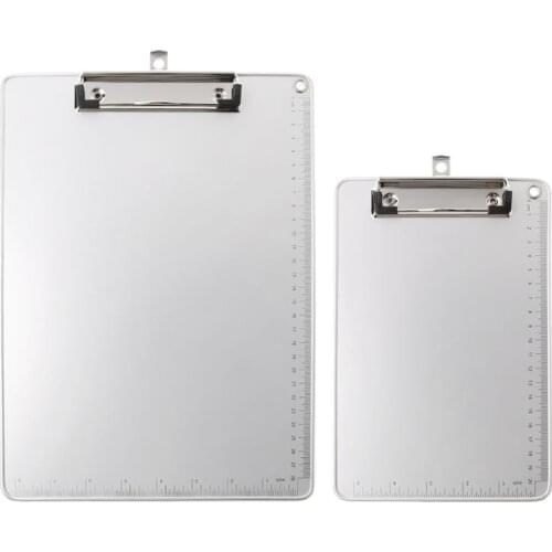 Portable A4/A5 Aluminum Alloy Writing Clip Board Antislip File Hardboard Paper Holder for Office School Stationery Supplies